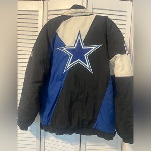 Vintage 90s Apex Official Team Dallas Cowboys Jacket- Size Large